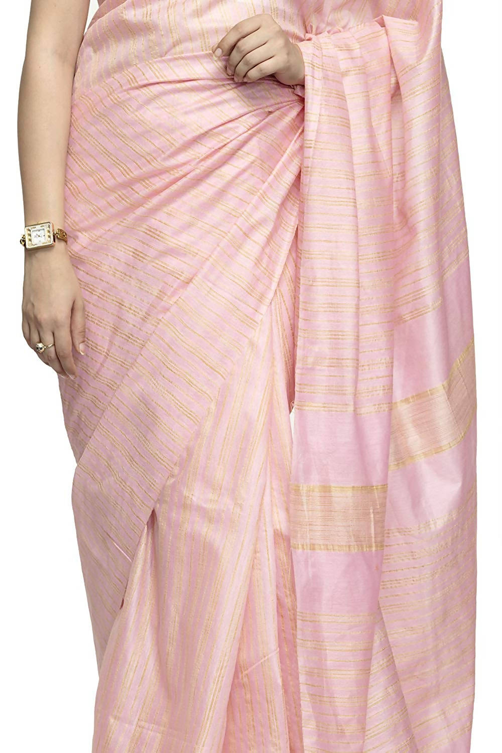 Mominos Fashion Baby Pink Color Bhagalpuri Saree | Grocsy