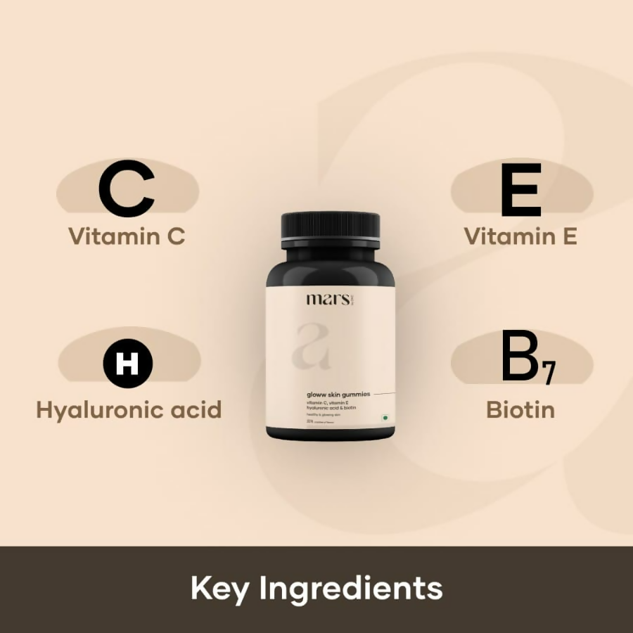 Mars By GHC Vitamin C Gloww Gummies | Grocsy