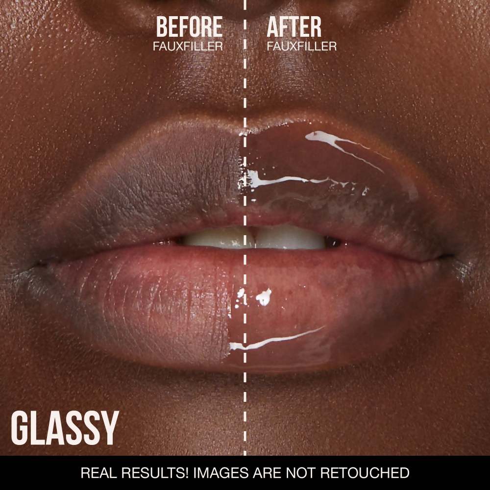 Huda Beauty Faux Filler Extra Shine Lip Gloss - Glassy | Grocsy