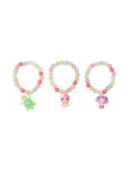 NVR Men & Women Set of 3 Artificial Beads Stylish Bracelet | Grocsy