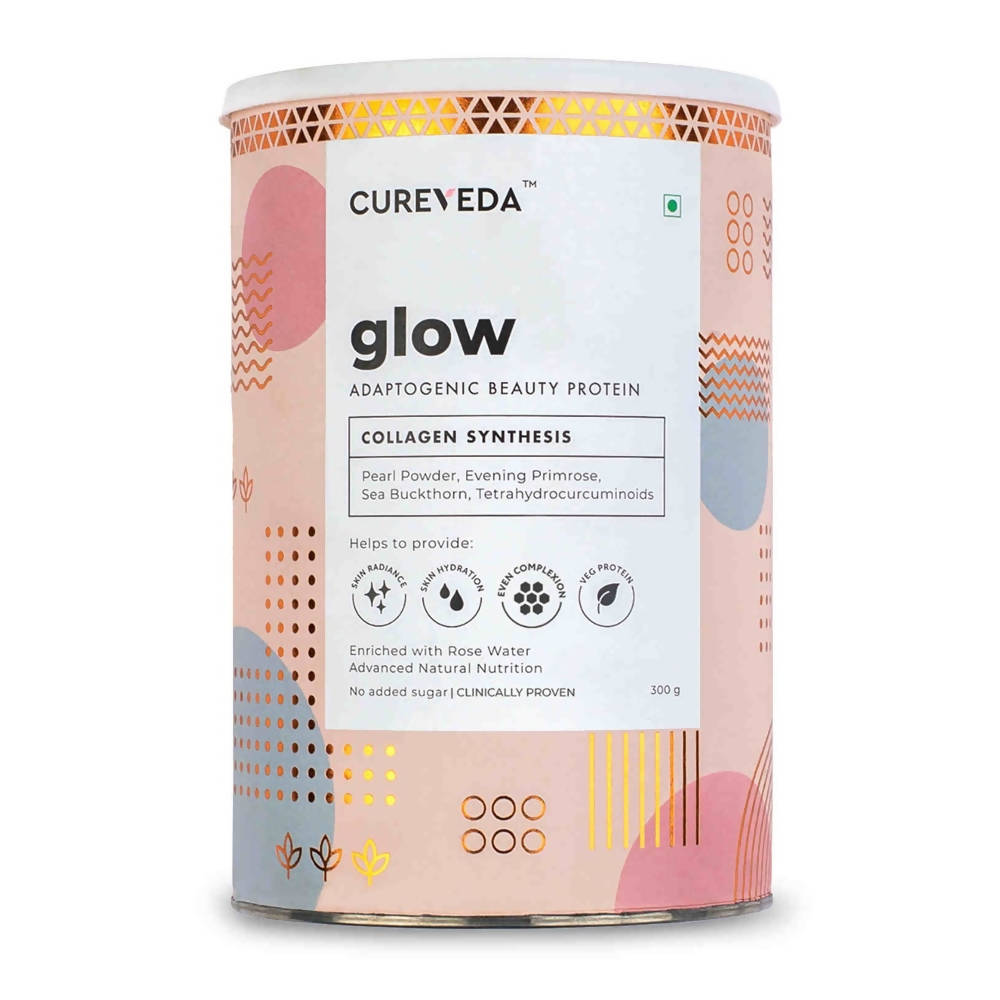 Cureveda Glow Collagen Synthesis - Rose | Grocsy
