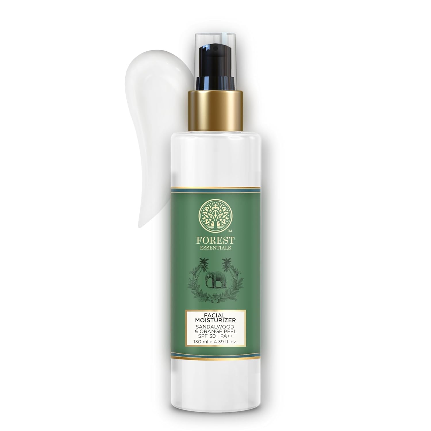 Forest Essentials Hydrating Facial Moisturiser with SPF 25 - Sandalwood & Orange Peel | Grocsy