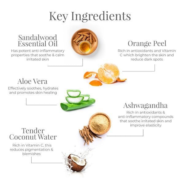 Forest Essentials Hydrating Facial Moisturiser with SPF 25 - Sandalwood & Orange Peel | Grocsy