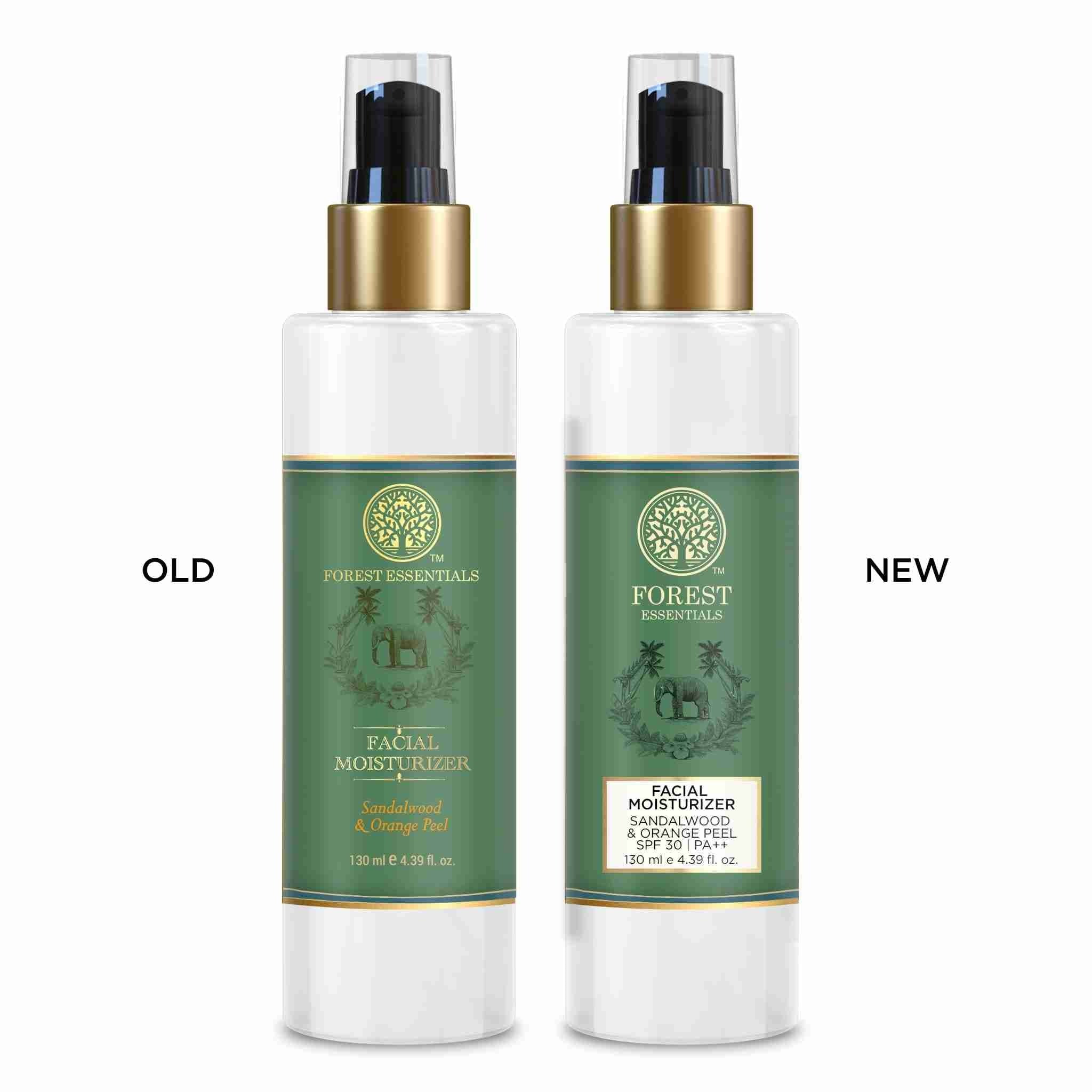 Forest Essentials Hydrating Facial Moisturiser with SPF 25 - Sandalwood & Orange Peel | Grocsy