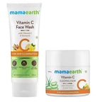 Mamaearth Vitamin C Face Wash & Sleeping Mask For Skin Illumination Combo | Grocsy