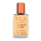 Mila Beaute Perfect Matte Longwear Foundation with SPF 15 & Oil Control Formula - Natural Beige | Grocsy