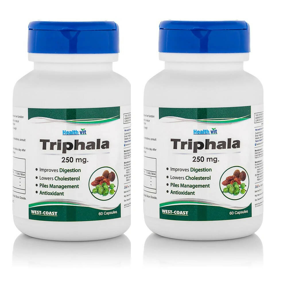 Healthvit Pure Herb Triphala Capsules | Grocsy
