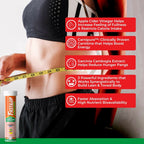Fast&Up ACV + Carnitine, 500mg ACV , 350mg L-Carnitine, 500mg Garcinia - Lemon Flavour | Grocsy