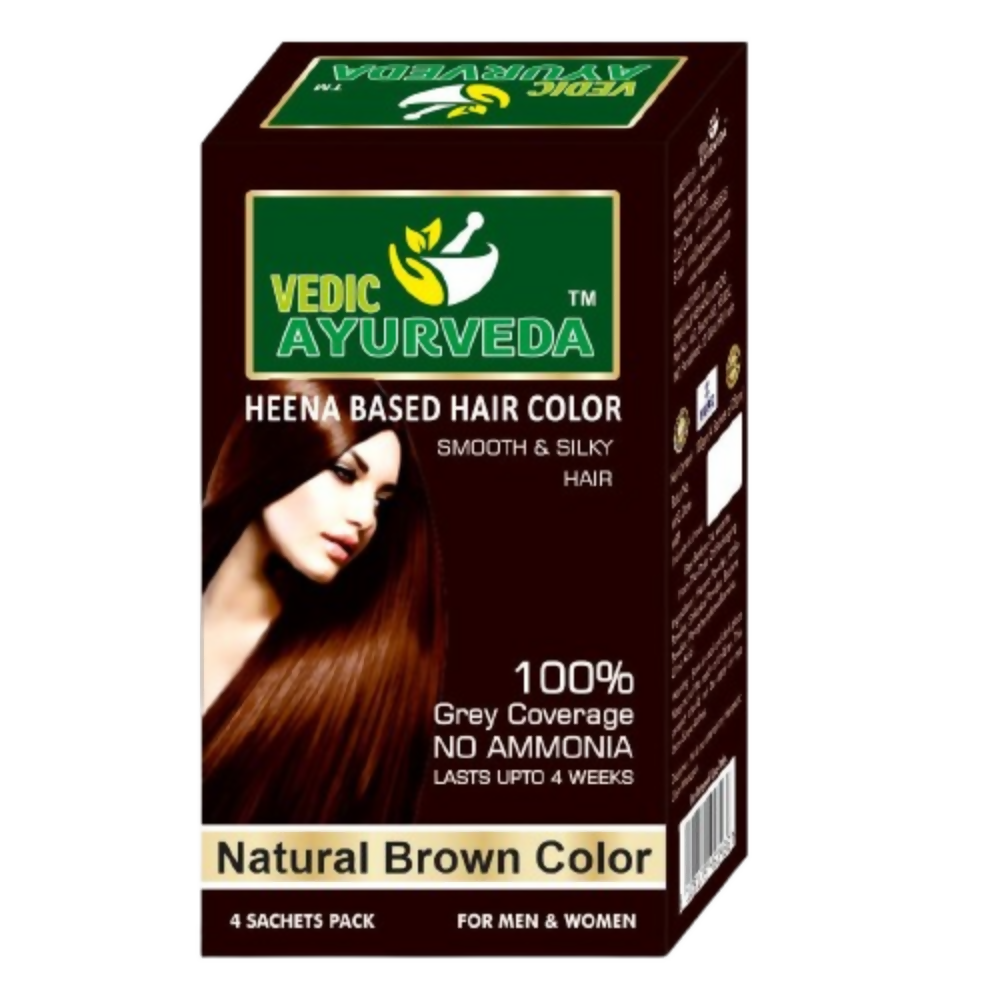 VedicAyurveda Natural Brown Hair Color | Grocsy