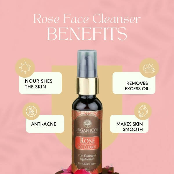 Organicos Rose Face Cleanser | Grocsy