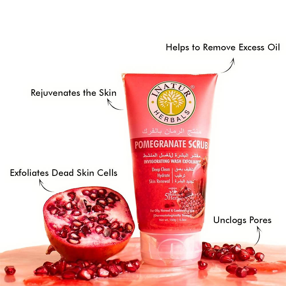 Inatur Pomegranate Scrub | Grocsy
