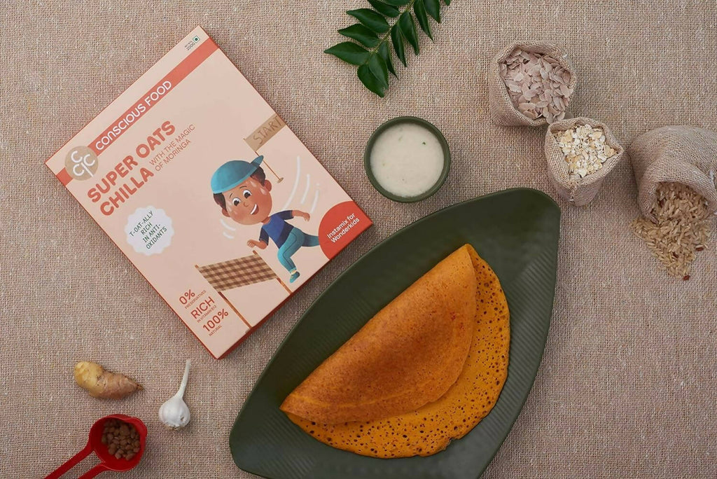 Conscious Food Super Oats Chilla | Grocsy
