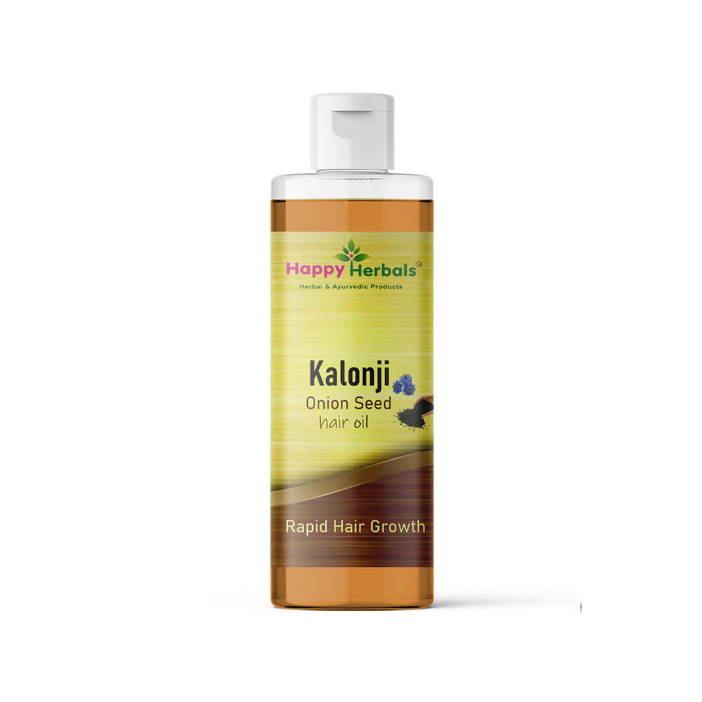 Happy Herbals Kalonji Onion Seeds Hair Oil | Grocsy