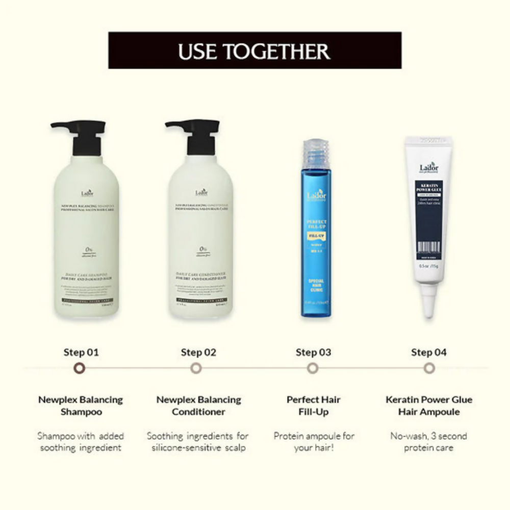 La'dor Newplex Balancing Shampoo - Scalp Soothing Korean Shampoo for Dry Hair | Grocsy