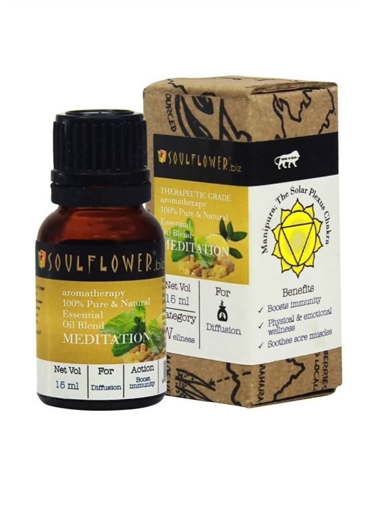 Soulflower Meditation Essential Oil | Grocsy