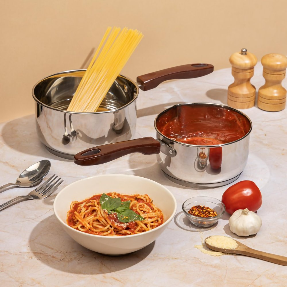 Vinod Stainless Steel Milkpan/Saucepan | Grocsy