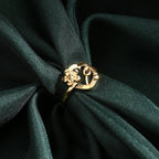 AanyaCentric Gold-Polished Ring For Women & Girls | Grocsy