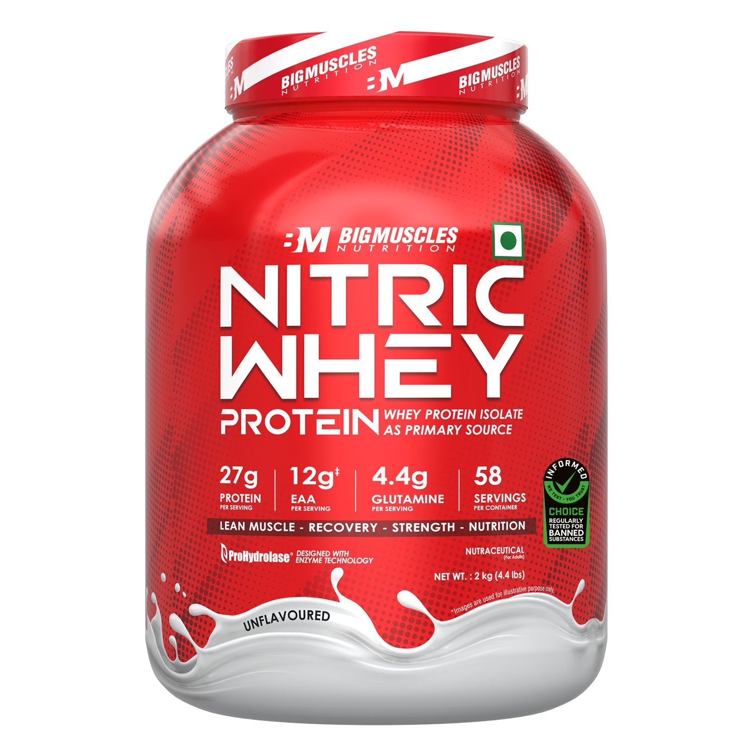 Big Muscles Nutrition Nitric Whey Protein | Grocsy