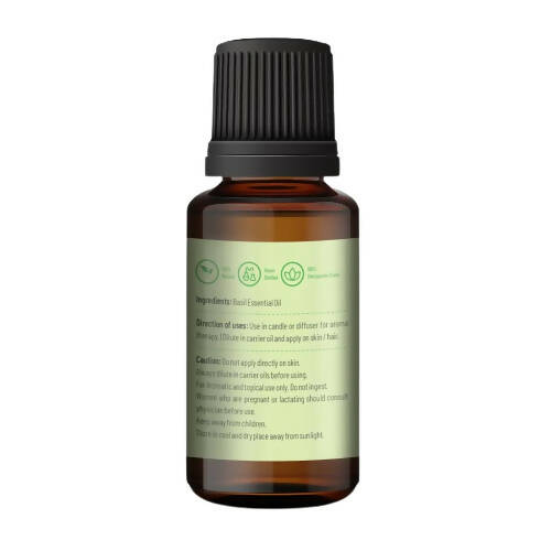 Korus Essential Basil Essential Oil - Therapeutic Grade | Grocsy