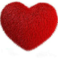 Platonic Hub Toys Stuffed Hanging Heart Shaped Cushion Pillow | Grocsy