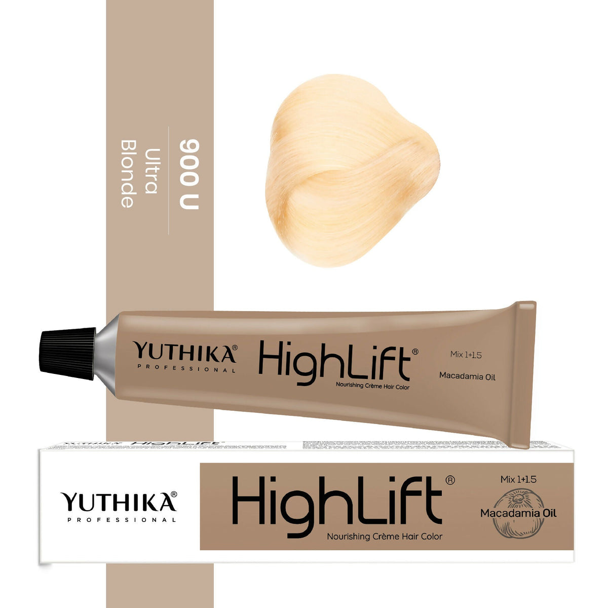 Yuthika Professional High lift Creme Hair Colour 900U Ultra Blonde | Grocsy