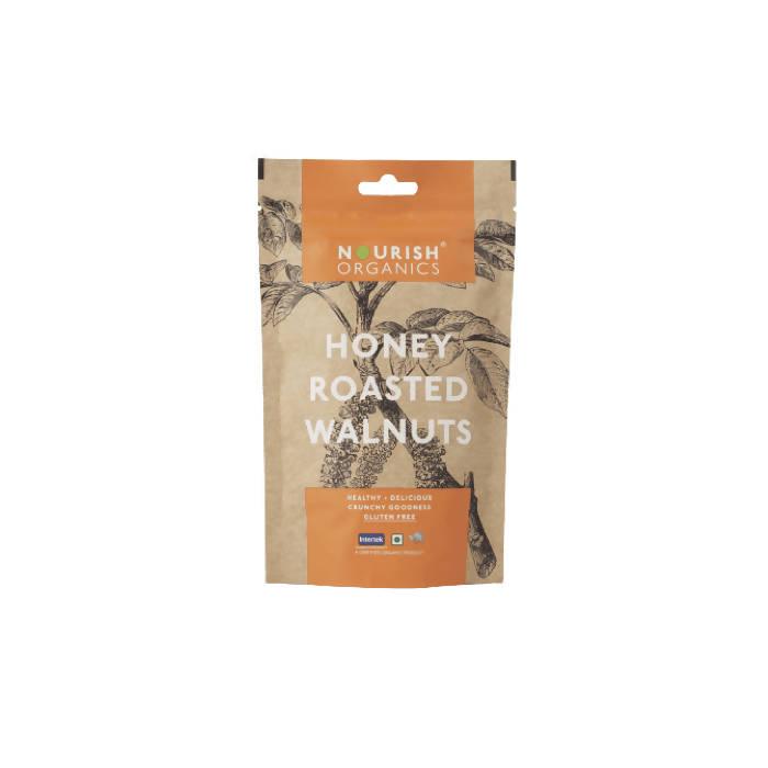Nourish Organics Honey Roasted Walnuts | Grocsy