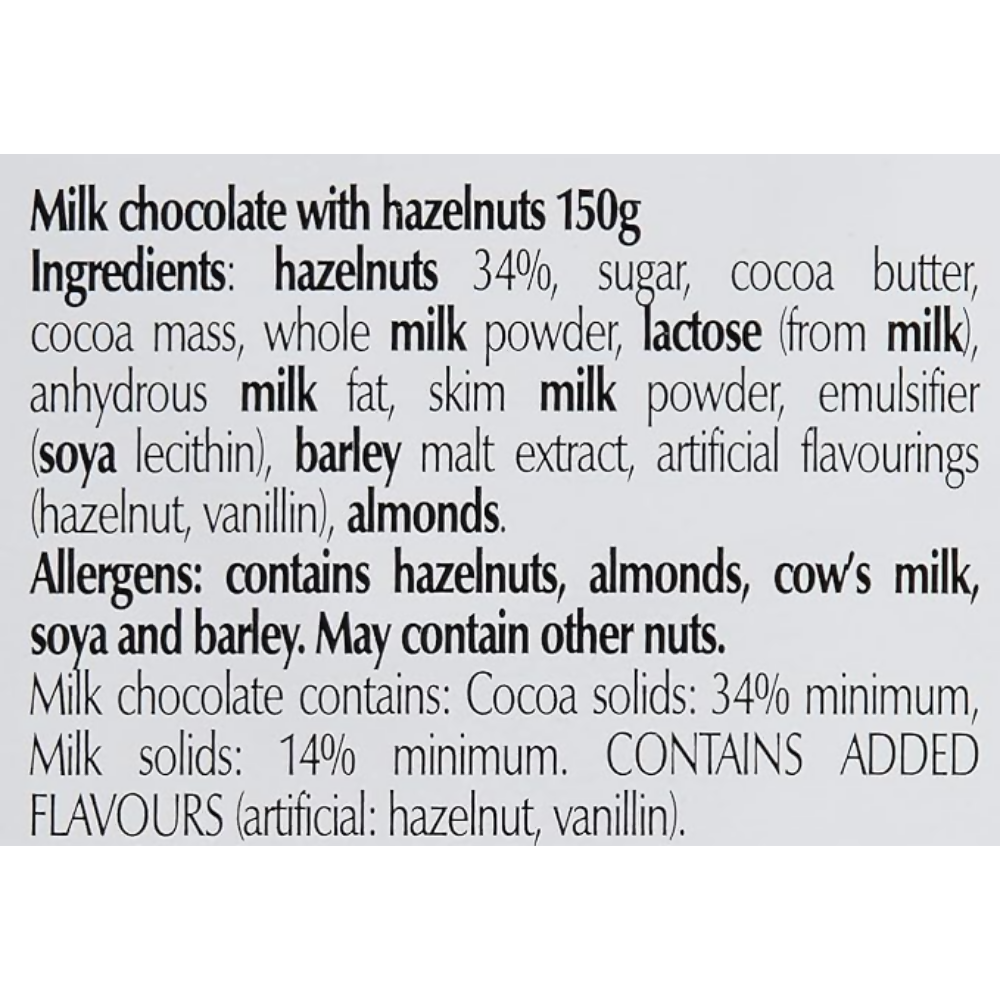 Lindt Grand Milk Chocolate, Hazel Nut | Grocsy