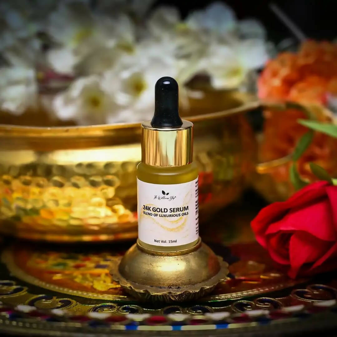 The Wellness Shop 24k Gold Serum Power Of Luxurious Oil | Grocsy