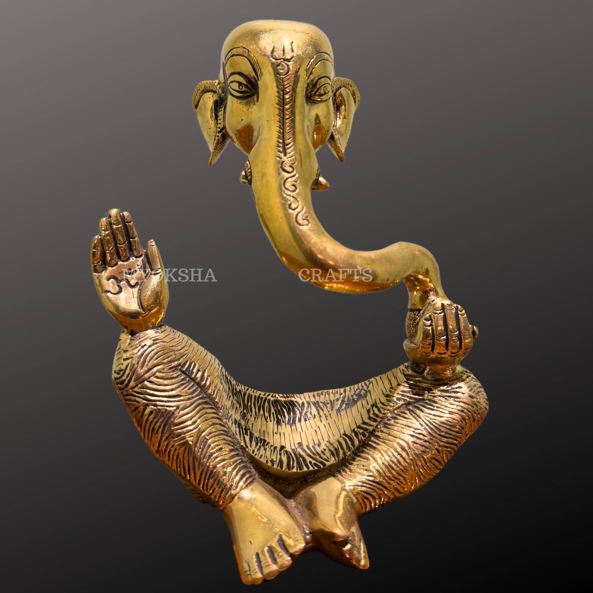 Brass Ganesha Statue | Grocsy
