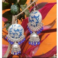 MS Fashion India Traditional Meenakari Latkan Jhumka Earrings | Grocsy