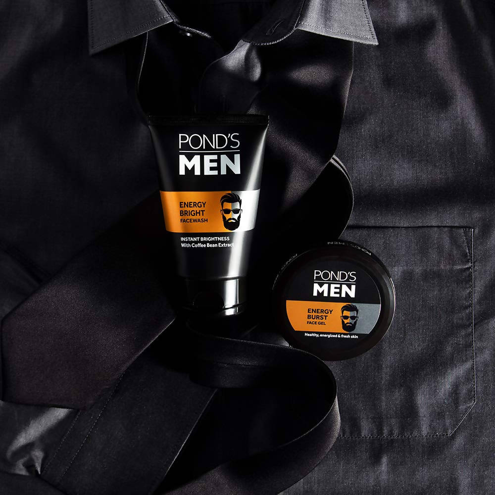Ponds Men Energizing Combo Pack (Facewash & Face Gel) | Grocsy