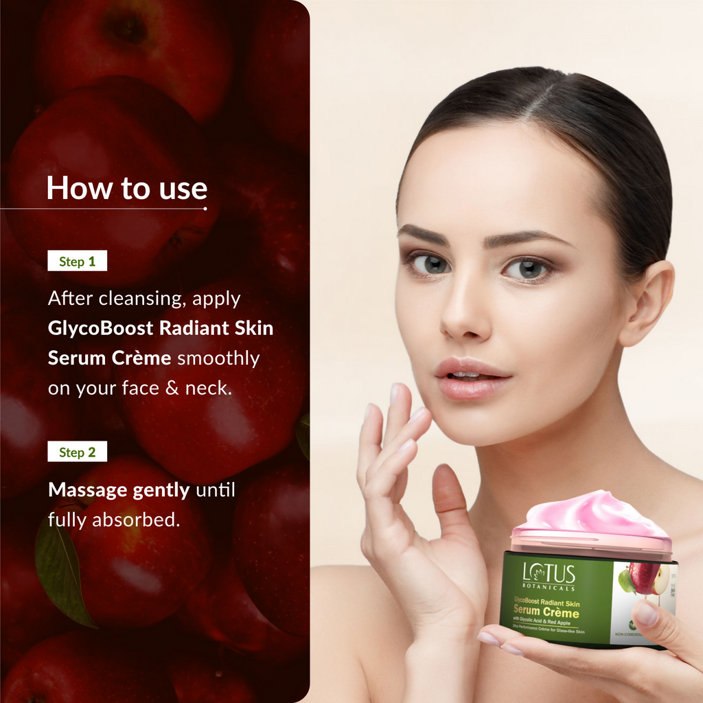 Lotus Botanicals GlycoBoost Radiant Skin Serum Creme | Grocsy