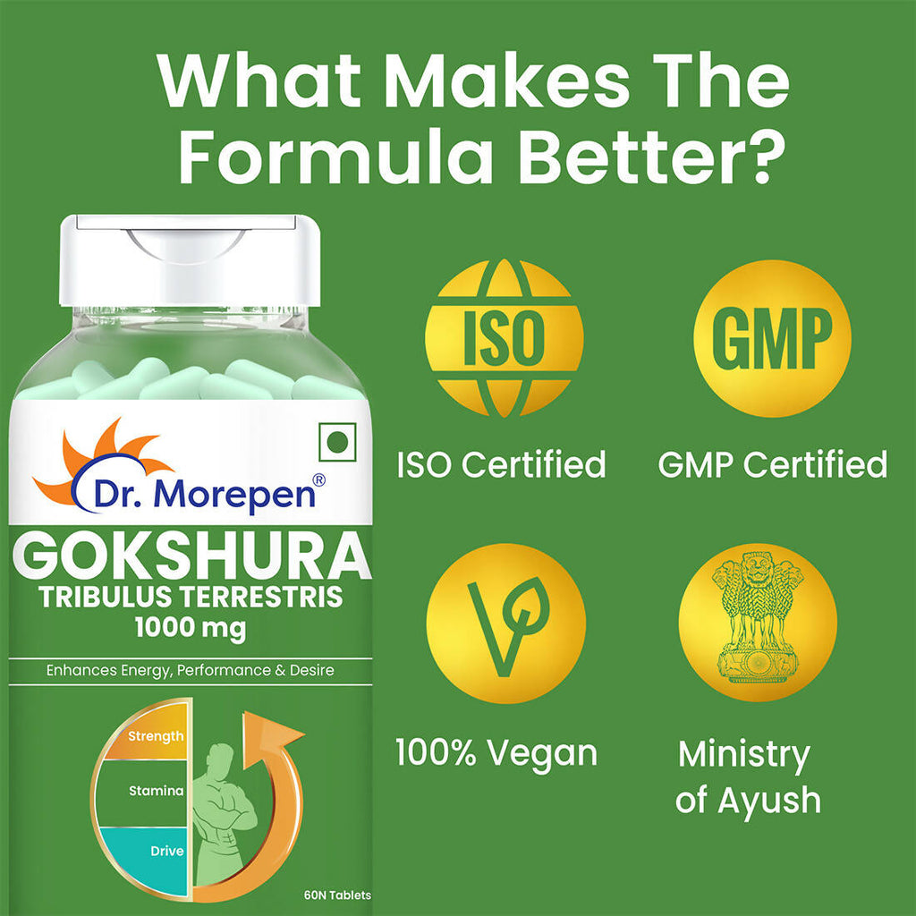 Dr. Morepen Gokshura Tablets For Men | Grocsy