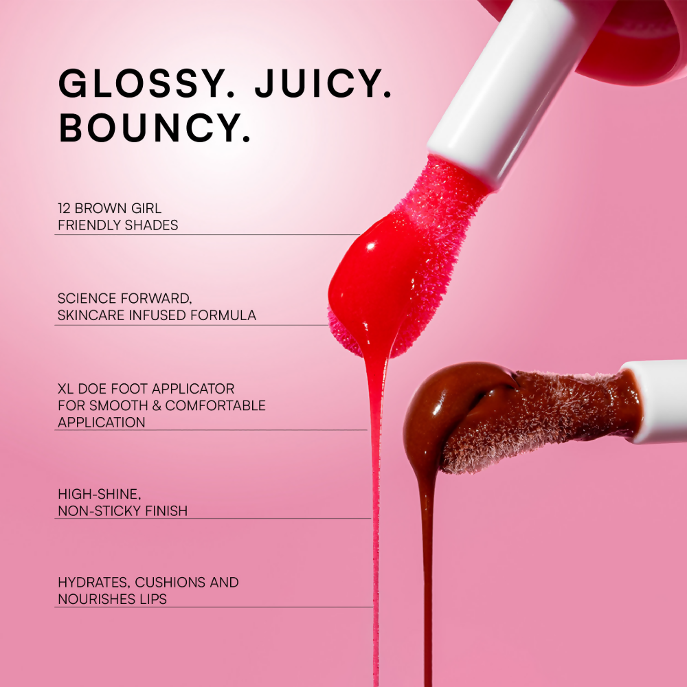 Gush Beauty Balmy Glossy Tinted Lip Oil - Rose Mauve | Grocsy