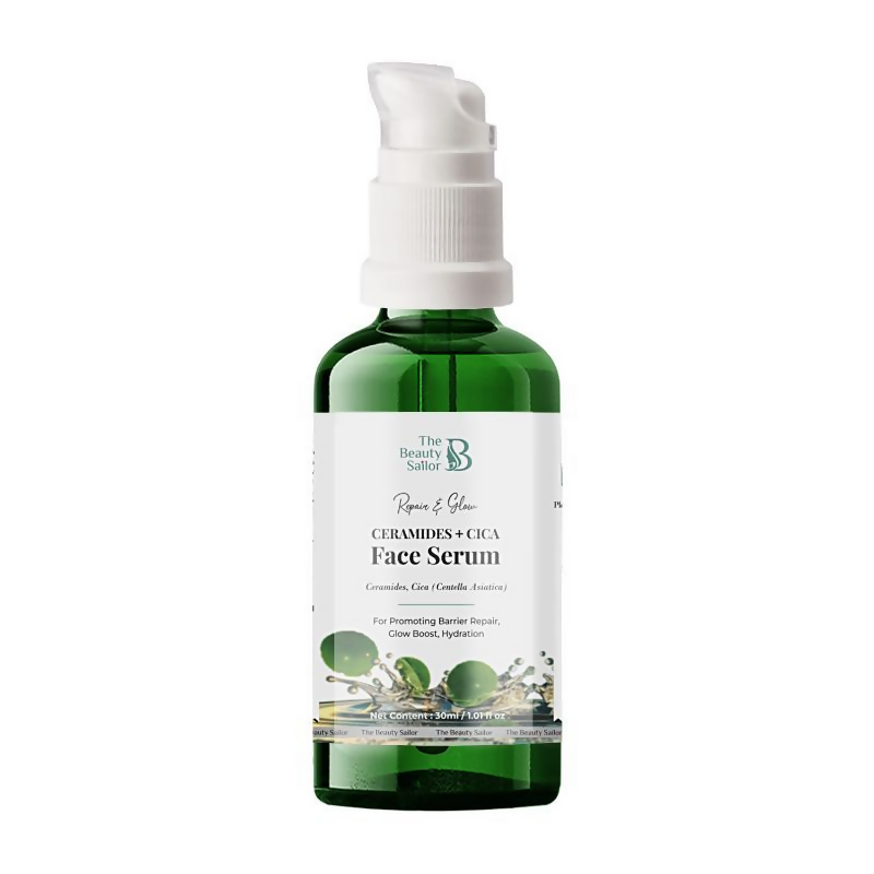 The Beauty Sailor Repair & Glow Ceramides + Cica Face Serum | Grocsy