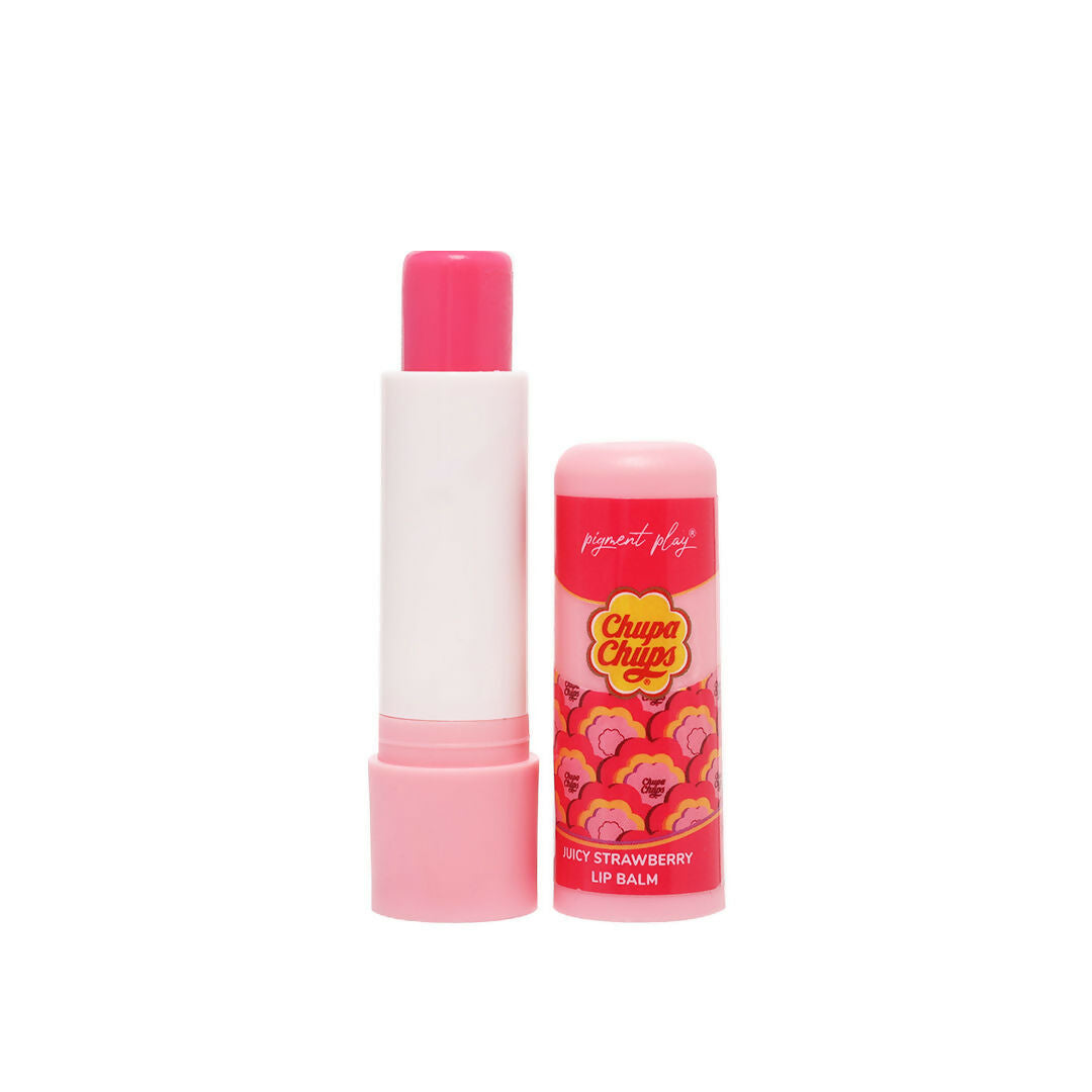 Pigment Play Chupa Chups Lip Balm With SPF 30 - Juicy Strawberry | Grocsy