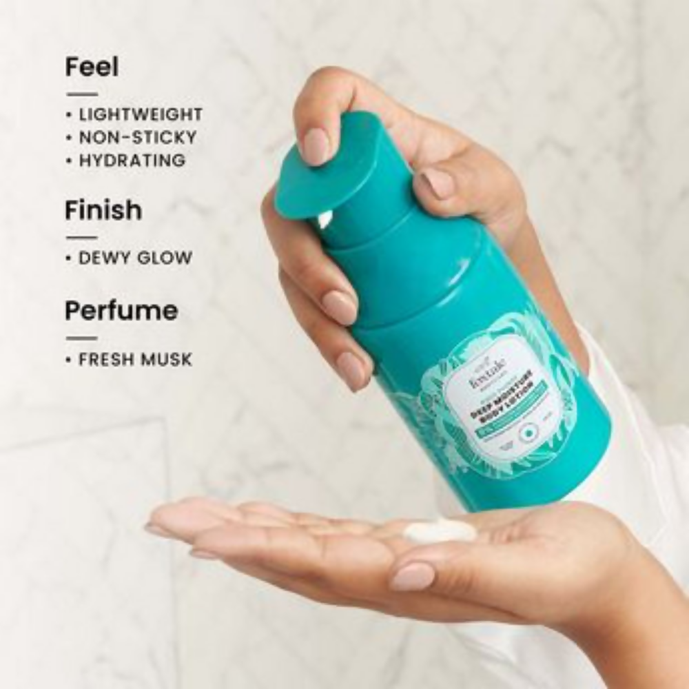 Foxtale Hydrating Body Lotion 72 HR Hydration Lightweight Serum-In-Lotion With Hyaluronic Acid & Ceramides | Grocsy