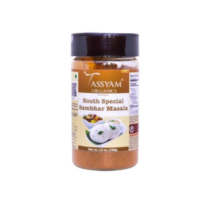 Tassyam Organics South Special Sambhar Masala | Grocsy