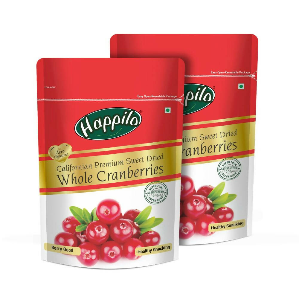 Happilo Premium Californian Dried Whole Cranberries | Grocsy