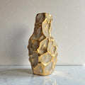 Sun Mun Decors Rock Golden Vase | Grocsy