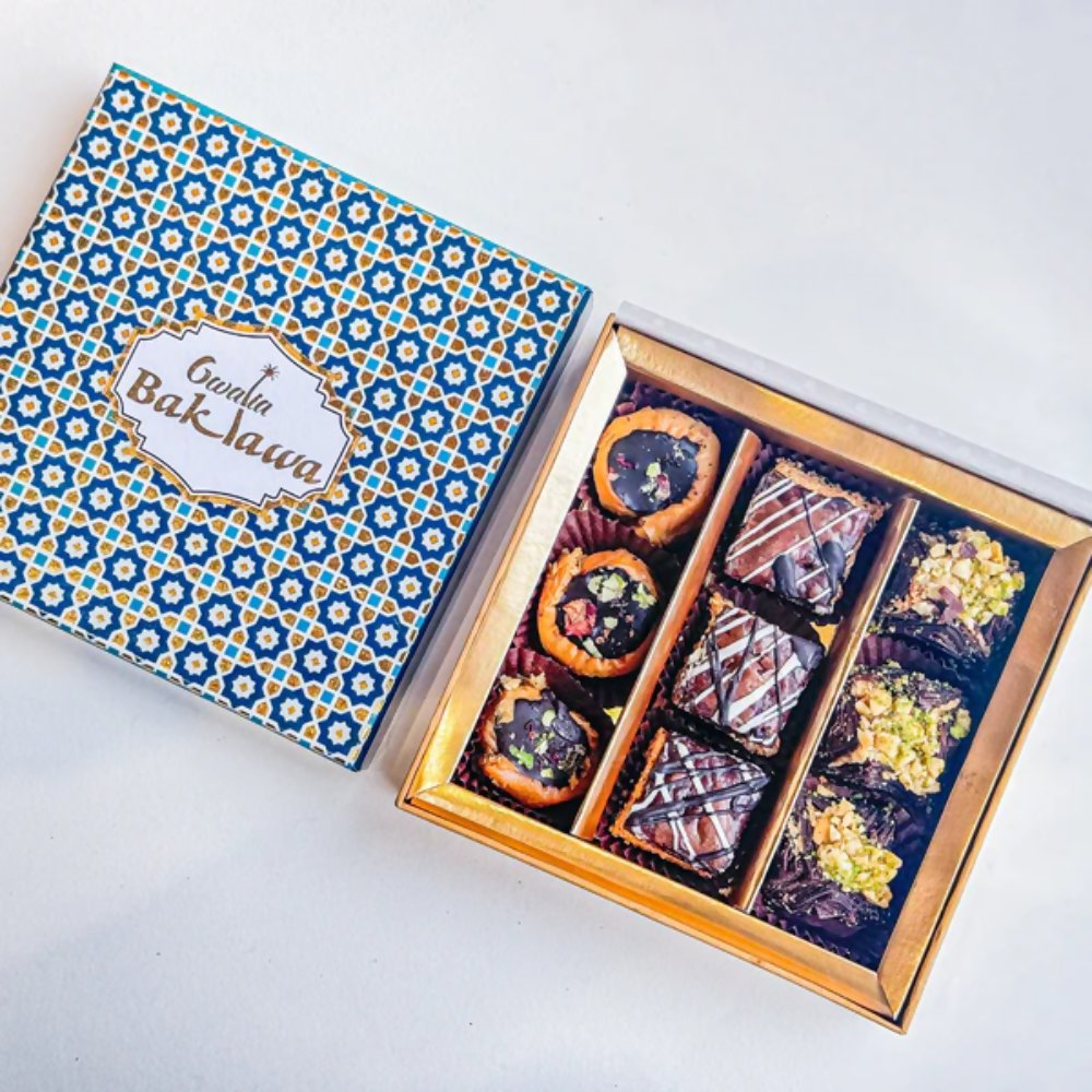 Gwalia Sweets Assorted Chocolate Baklawa Box | Grocsy