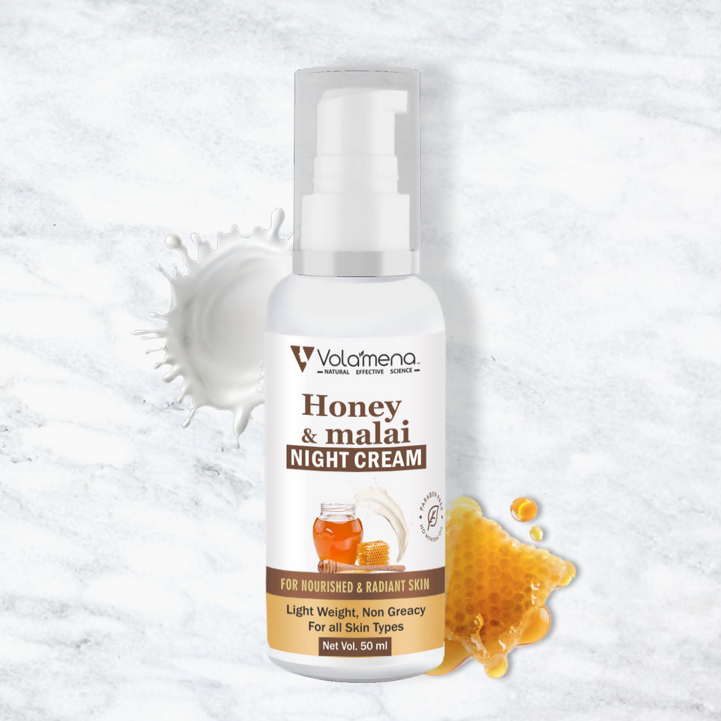 Volamena Honey Malai Night Cream | Grocsy