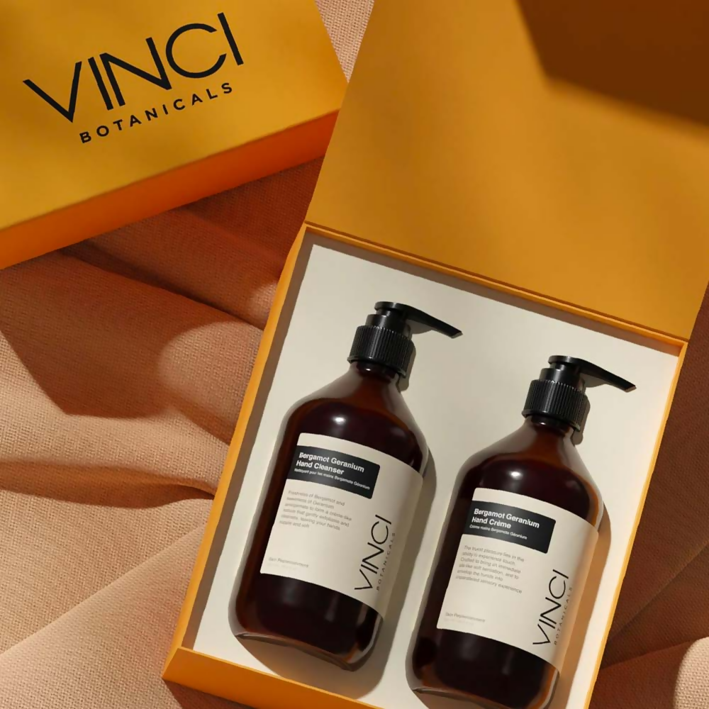 Vinci Botanicals Bergamot Geranium Hand Duo | Grocsy