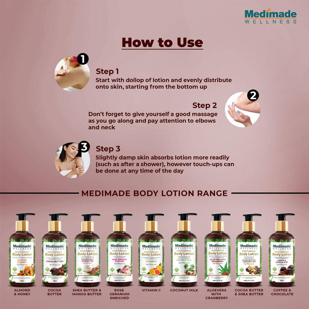 Medimade Wellness Coffee and Chocolate Moisturising Body Lotion | Grocsy