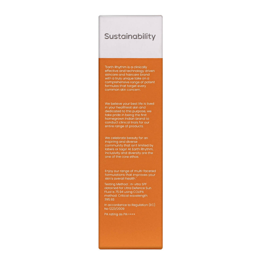 Earth Rhythm Spf 50 - Hybrid Sun Fluid Pa+++Ultra Defence | Grocsy