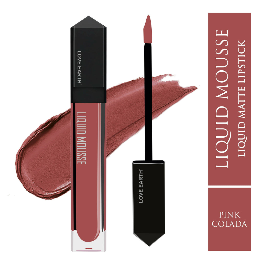 Love Earth Liquid Mousse Lipstick - Pink Colada | Grocsy