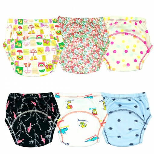 Kindermum Assorted Training Pants Set Of 6 For Kids | Grocsy