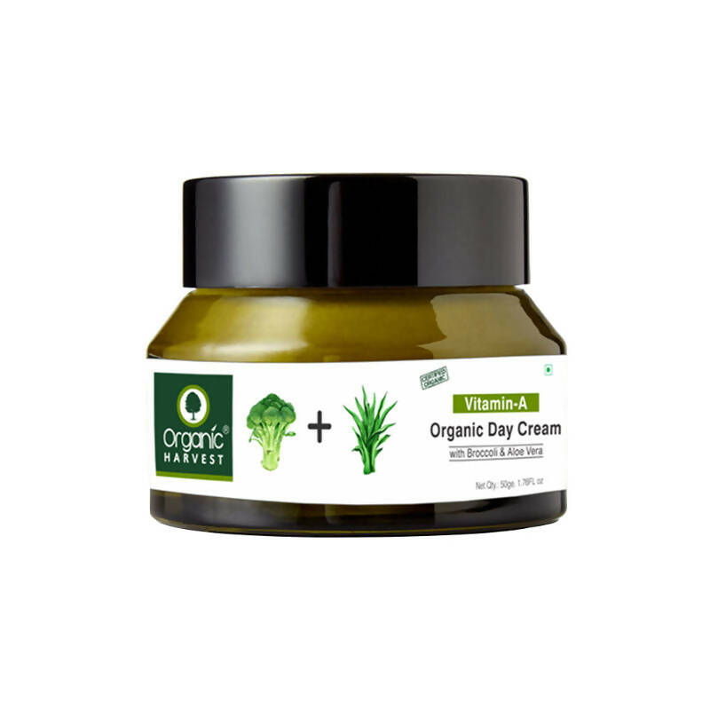 Organic Harvest Vitamin A Organic Day Cream with Broccoli & Aloe Vera | Grocsy