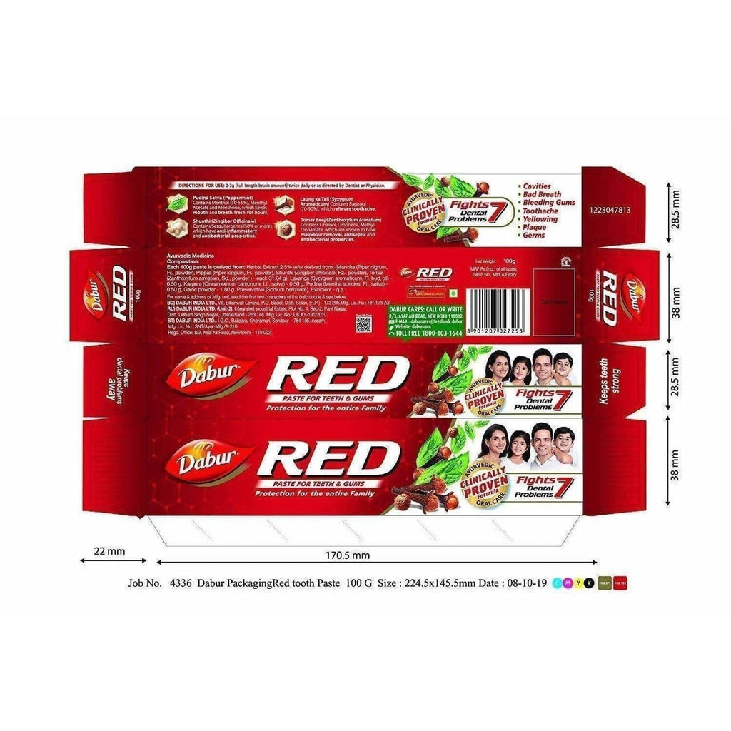Dabur Red Toothpaste | Grocsy