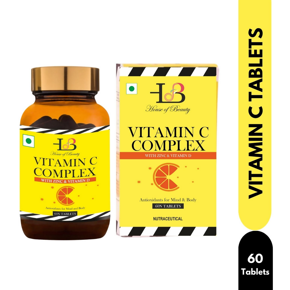 House of Beauty Vitamin C Complex Tablets | Grocsy